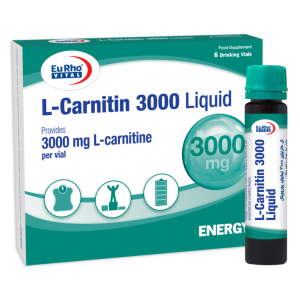 ویال خوراکی ال کارنیتین 3000 میلی گرم یوروویتال 6 عدد Eurho Vital L Carnitin 3000 Mg Liquid 60 Vials