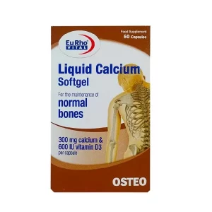 لیکوئید کلسیم سافت ژل بسته 60 عددی