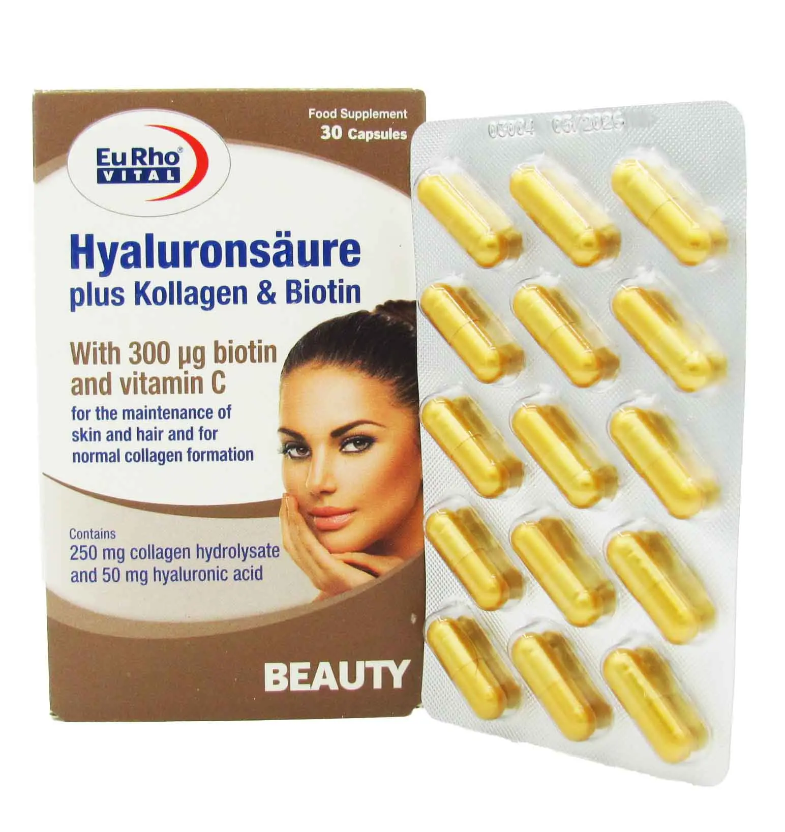 کپسول هیالورون سائور پلاس کلاژن و بیوتین بسته 30 عددی - تصویر 2