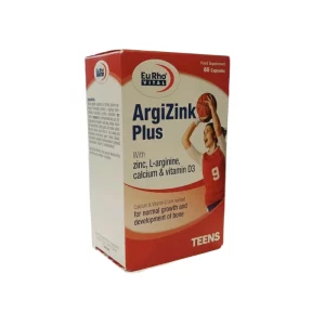 کپسول  آرژی زینک پلاس  یوروویتال بسته 60 عددی
