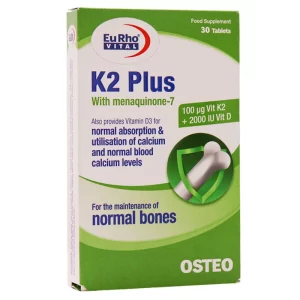 قرص مولتی ویتامین مدل K2 Plus بسته 30 عددی