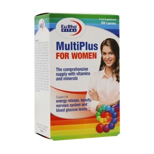 کپسول مولتی ویتامین مدل Multiplus مناسب خانم ها بسته 60 عددی