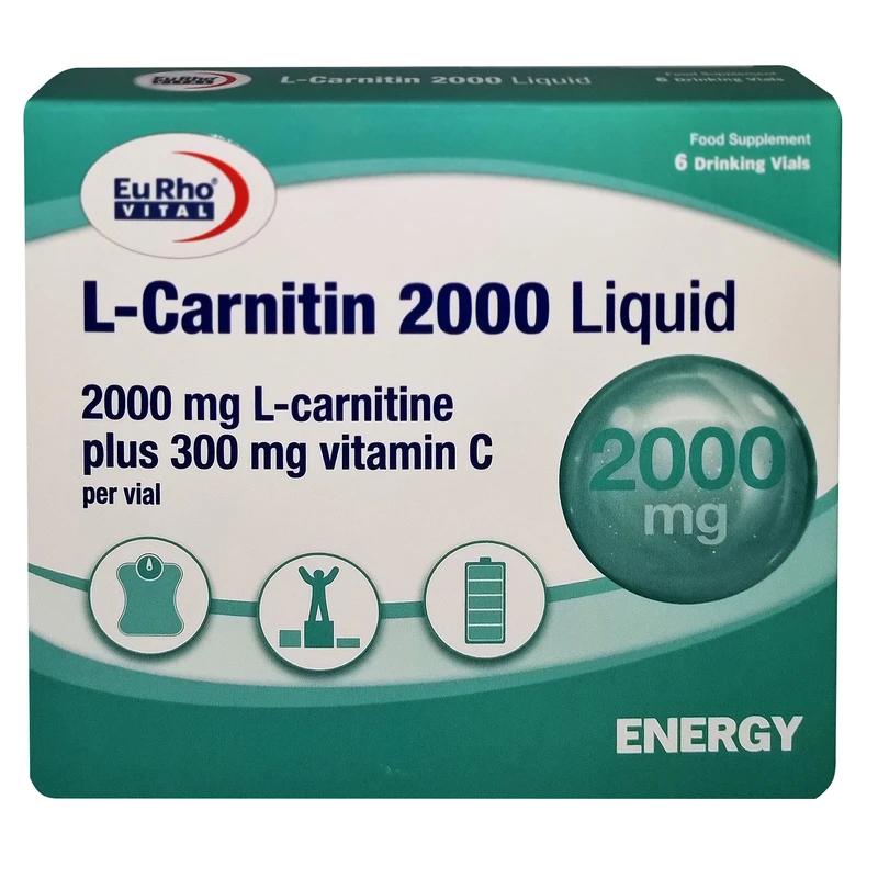 ویال ال کارنیتین 2000 با طعم پرتقال بسته 6 عددی