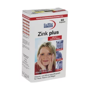 کپسول زینک پلاس 5 میلی گرم بسته 60 عددی