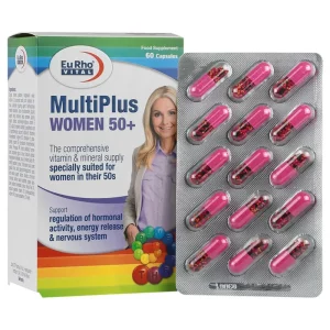 کپسول مولتی ویتامین مدل Multiplus مناسب بانوان بالای 50 سال بسته 60 عددی