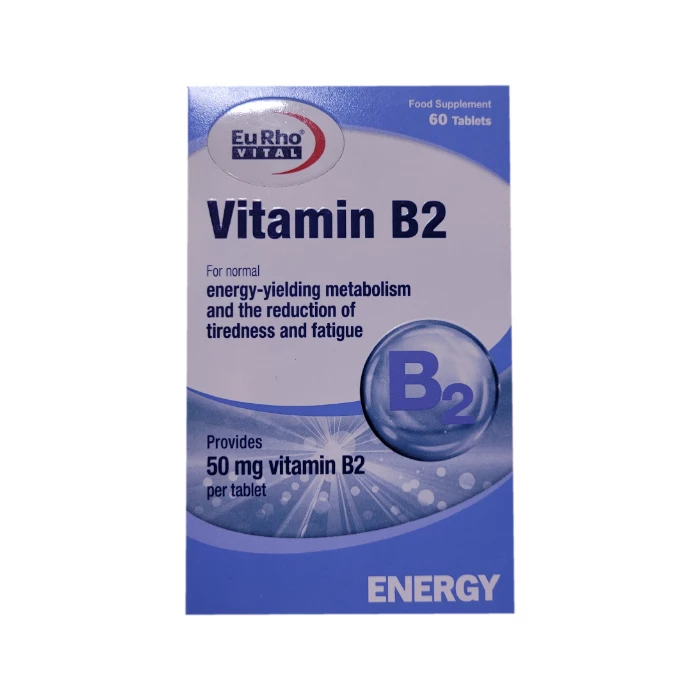 قرص ویتامین B2 یوروویتال بسته 60 عددی