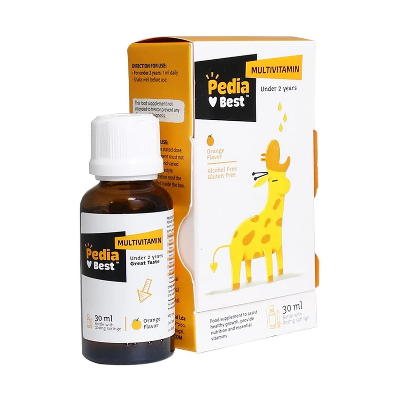 قطره مولتی ویتامین با طعم پرتقال حجم 30 میلی لیتر