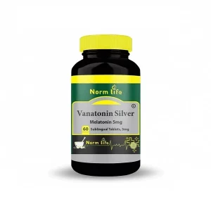 قرص زیر زبانی سیلور Vanatonin Melatonin 5 بسته 60 عددی