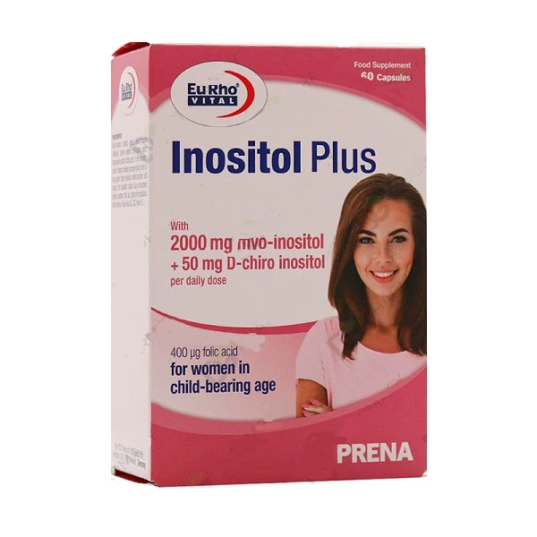 کپسول باروری مدل اینوزیتول یوروویتال بسته 60 عددی