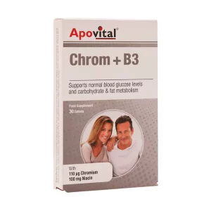 آشنایی با محصول قرص Chrom + B3