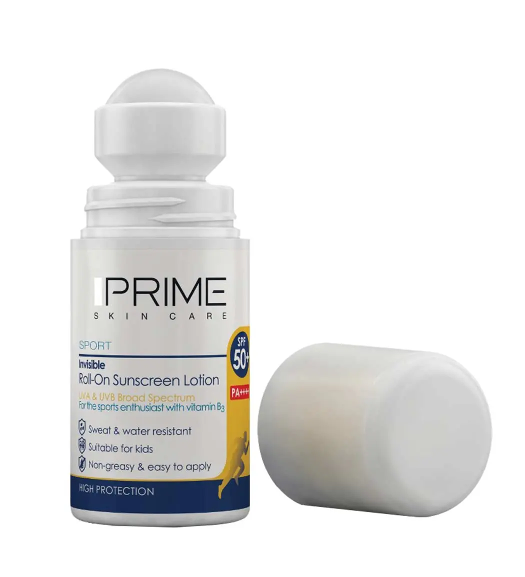 لوسیون ضدآفتاب 50 رول-آن مناسب انواع پوست پرایم - تصویر 2