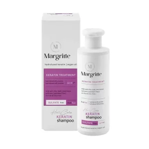 آشنایی با محصول شامپو موهای کراتینه شده مارگریت