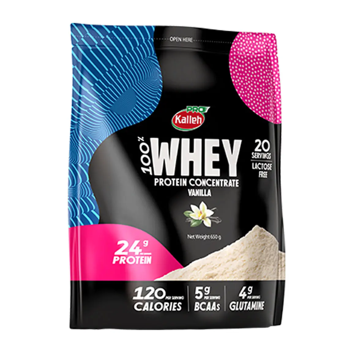 معرفی محصول پودر WHEY وزن 650 گرم