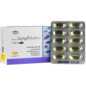 کپسول امگا ای پی آ بالا آکواتیک 30 عددی کارن