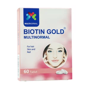 قرص بیوتین گلد 60 عددی مولتی نرمال
