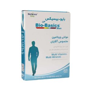 قرص مولتی ویتامین اقایان بایو بیسیکس من 30 عددی